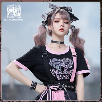 Black Berry Bear Lolita Style Tee by Cat Highness (CH41)